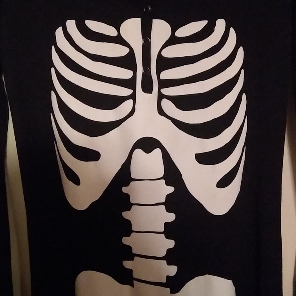 🛑SOLD🛑 VS Pink htf skeleton onesie sz L - Picture 5 of 9